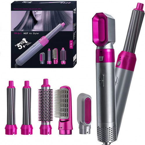 CEPILLO PARA EL CABELLO 5 EN 1, SECADOR Y VOLUMINIZADOR. ARTICULO EN TENDENCIA